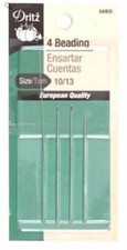 Dritz Beading Hand Sewing Needles Size 10/13 4 Needles In Pack PART D56BDA