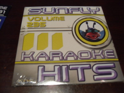 SUNFLY HITS KARAOKE  DISC SF235 VOLUME 235 CD+G SEALED 15 TRACKS
