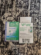 OPTI-FREE Pure Moist Multi-Purpose Solution  Hydraglide 4oz exp  6/24 & 10/24