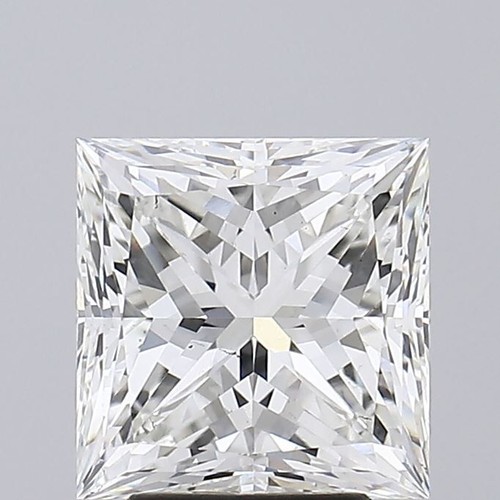 4.47 Cts G Color SI1 Clarity Lab Grown Princess Cut IGI Certified CVD ...