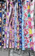 Lot 10pcs cartoon girl Lanyard Mobile Phone ID Card KeyChain Holder gifts
