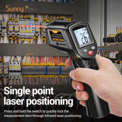 ANENG Laser Infrared Thermometer Gun LCD Digital Display Temperature Measurement