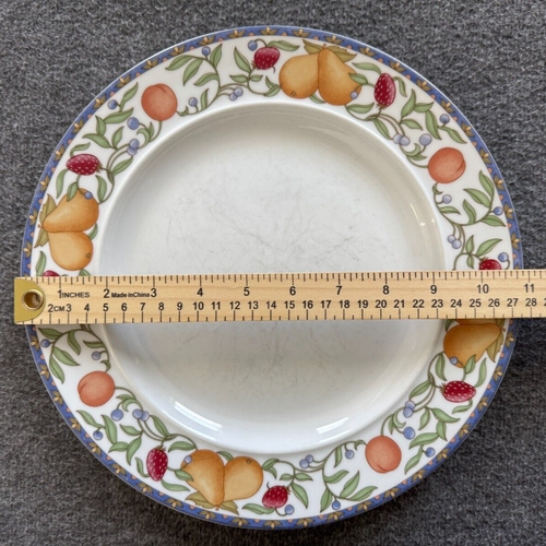 DANSK Fiance Fruits Dinnerware 10.75" Dinner Plates - Set of 4 - Picture 5 of 5