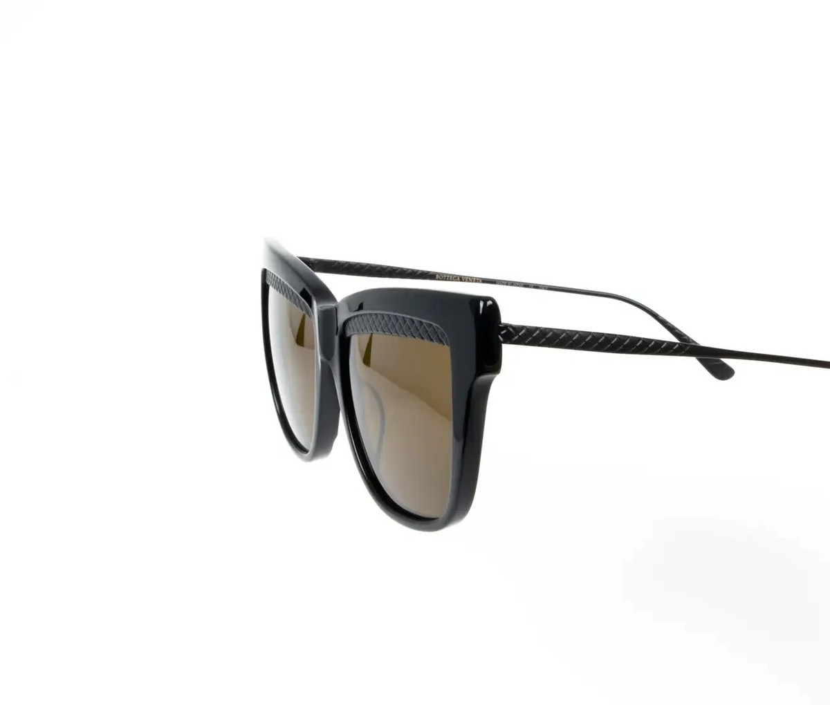 Bottega Veneta BV0074S 002 Square Sunglasses in Brown Metal Bottega Veneta: Brown Square Sunglasses | SSENSE main image 4