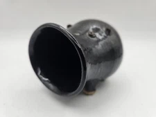 Pig Handmade Pottery Open Mouth Salt Cellar, Sponge Holder