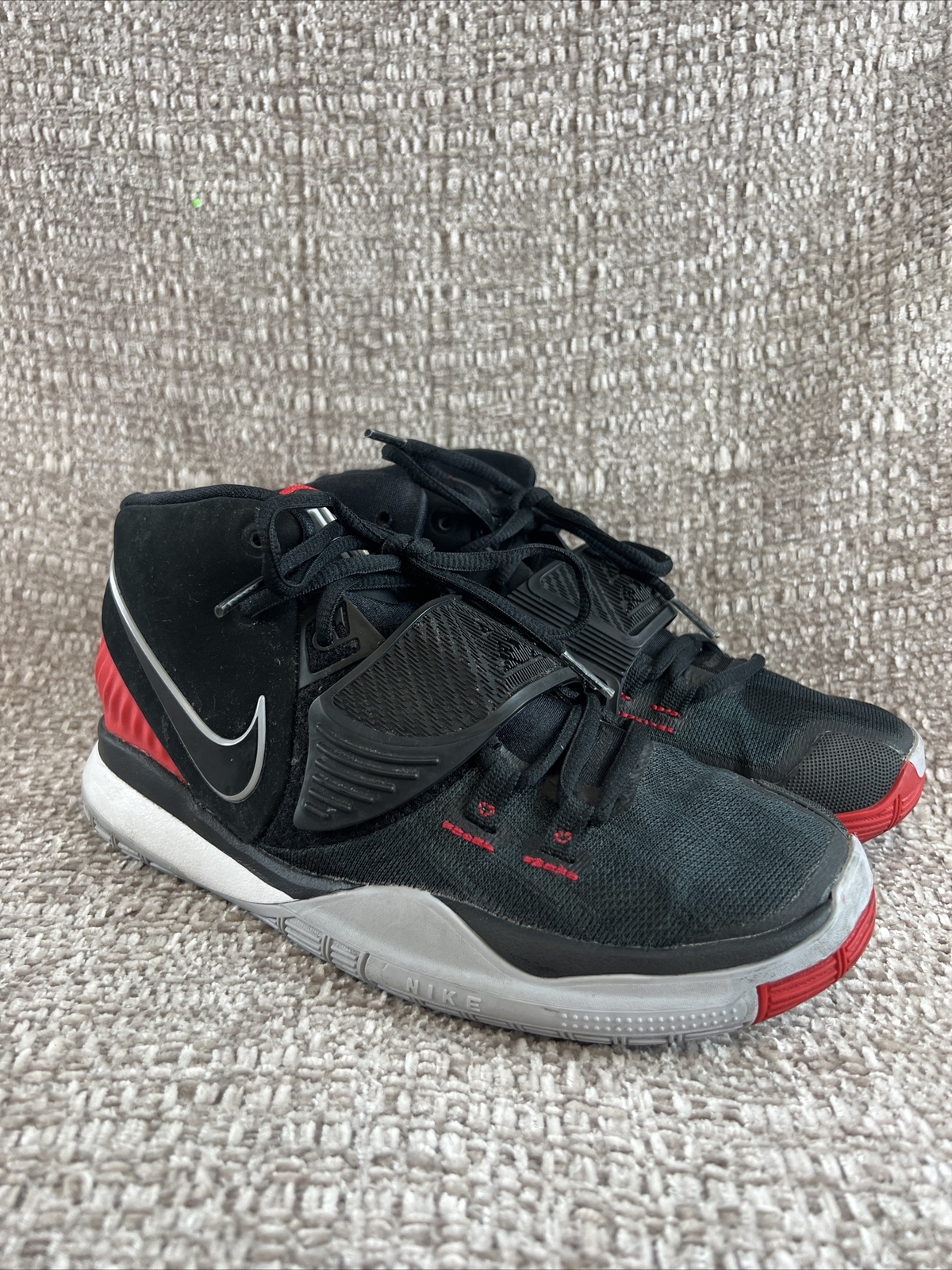 Nike Kyrie 6 GS 'Bred' Black/Red 