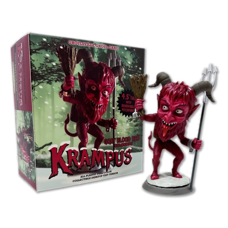 Krampus Goat Blood Red Tiny Terror Vinyl Figure ⭐SEALED⭐ 061RE01