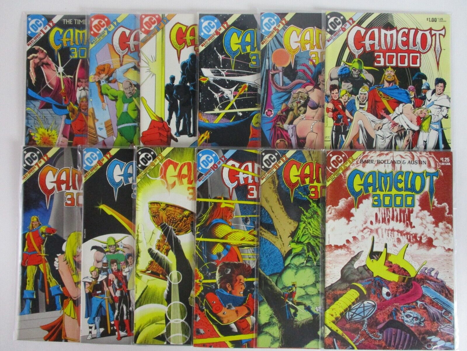 DC Comics CAMELOT 3000 Complete Maxi-Series 12x Issues #1-12 LOOKS GREAT!!