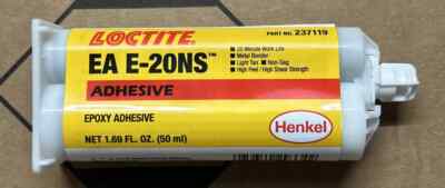 NEW Loctite EA E-20NS Epoxy Adhesive 237119 50 ml 1.69 oz lot of