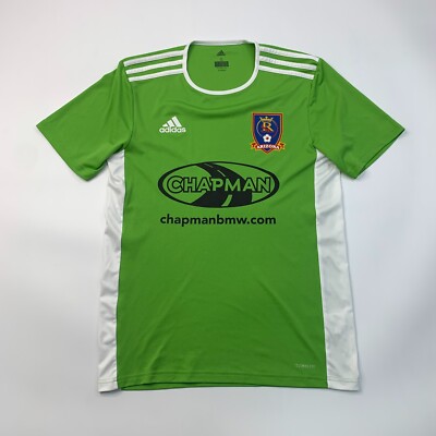 Adidas Real Salt Lake Arizona Soccer Jersey Mens S Small Grass