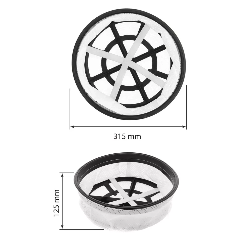 For Numatic Henry Hetty James Vacuum Cleaner Hoover 12" Round Cloth Filter - Image 2 of 4