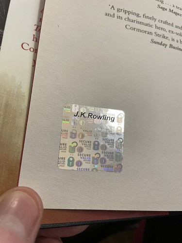 Robert Galbraith (J.K. Rowling) Seidenraupe: signiert 1./1. Auflage - Bild 5 von 8