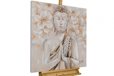 KunstLoft  Acryl Gemälde 'Blooming Well-Being' 80x80cm | Bild handgemalt