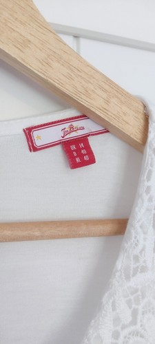 Joe Browns Broderie Anglaise Top 14 bianco - Foto 6 di 8