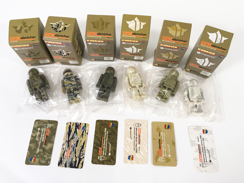 Andy Warhol X Maharishi DPM series 2 Identifier kubrick set of 6 by Medicom Toy
