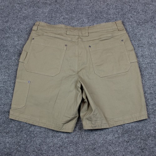 Duluth Cargo Shorts Men's 36 (38) Beige Flex Fire Hose Stretch Carpenter Utility - Picture 8 of 9