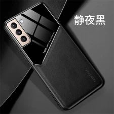 For Samsung Galaxy S25 S24 S23 S22 S21 S20 S10 Magnetic Leather Soft Phone Case