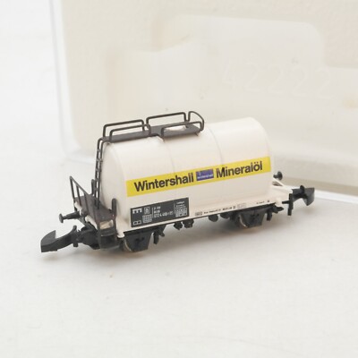 Wagon-citerne Märklin HO époque VI – Minéralöl-Kesselwagen – Avec Raccords RELEX – 12 Cm – échelle Et Passerelle Métal
