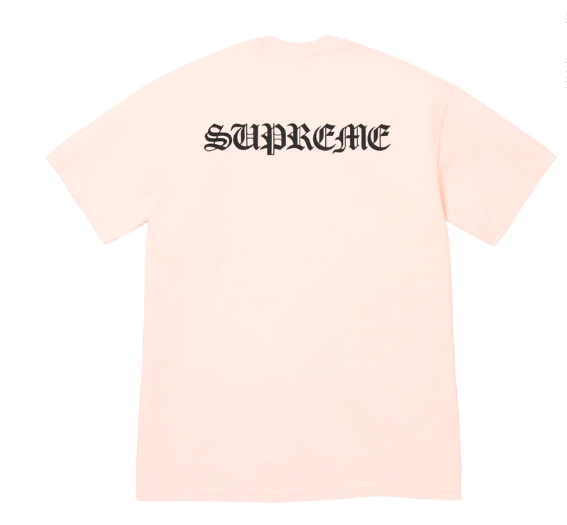 Supreme Mutants Tee Pale Pink Large In Hand Taketo Ikegami
