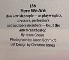 New York Times Style Magazine 12/3/2023 American Theater Jewish Influence & Past — photo 5