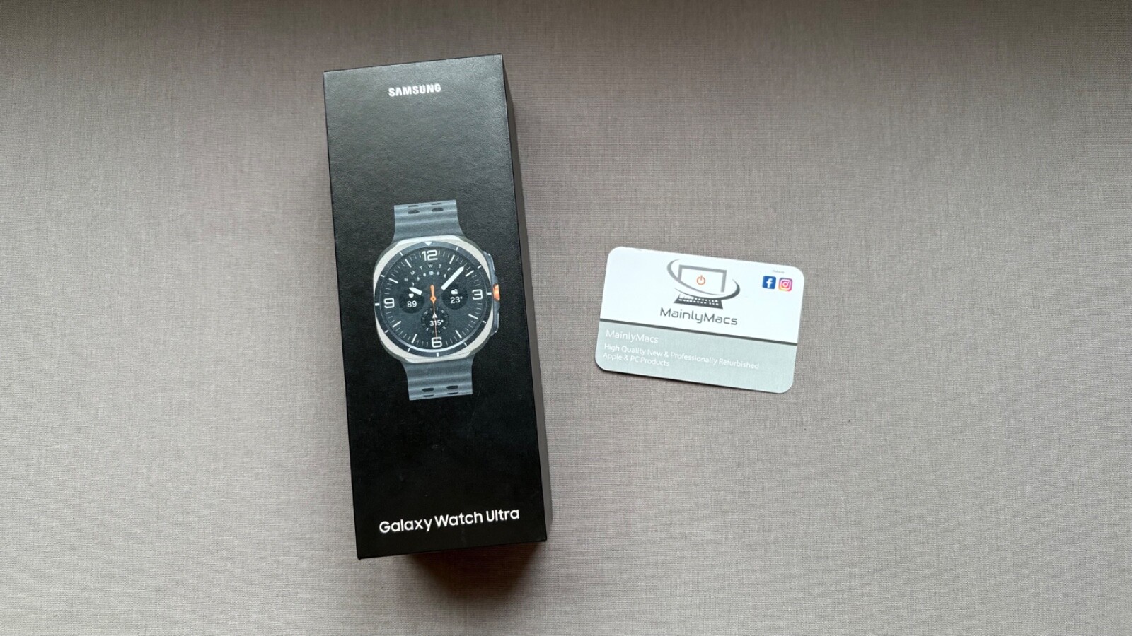 Samsung Galaxy Watch Ultra 47mm 2025 Titanium Silver + Dark Grey Marine Band