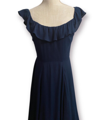 black a line mini dress Ella