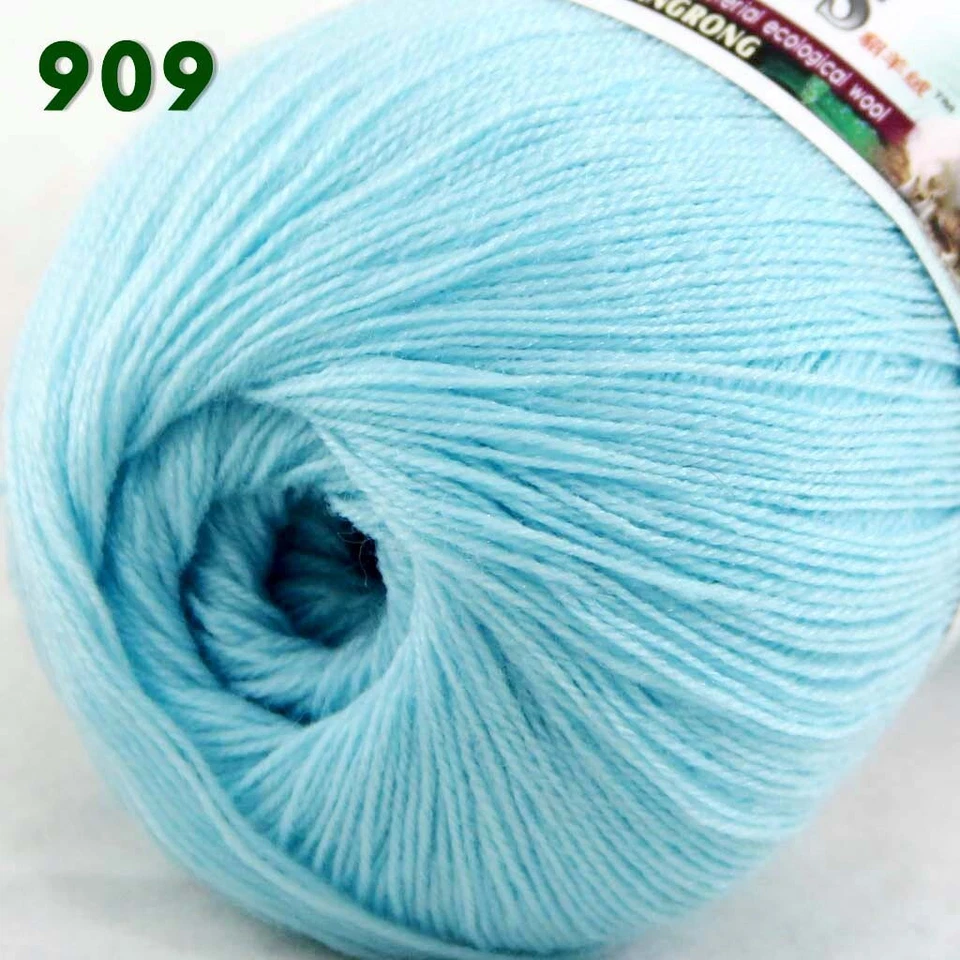 Sale 6 Skeinsx50g LACE Soft Acrylic Wool Cashmere hand knitting Crochet Yarn 909 - Image 4 of 4