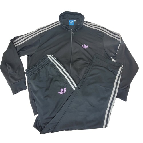 mauve adidas tracksuit
