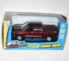 Maisto - CHEVROLET SILVERADO 'Fresh Metal' Power Racer Model Scale 1/38
