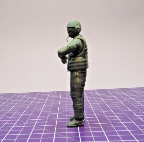 Abrams M1 US Panzer Crew 6er Set 1:16 Vollfiguren - Bild 6 von 19
