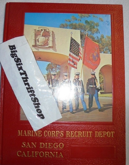 Marine Corps RECRUIT DEPOT MCRD San Diego 1980 Yearbook Boot Camp ...