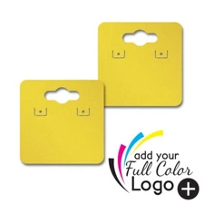 100pcs Hanging Jewelry Earring Cards Hanging Hole Earring Cards ~ 10 Colors