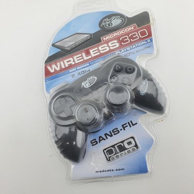 Mad Catz Microcon Wireless 330 Controller for PlayStation 2 New