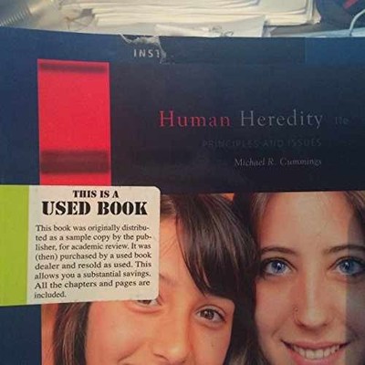 Human Heredity: Principles and - Paperback, by Cummings Michael - Acceptable