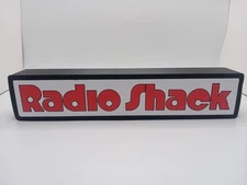 Retro Radio Shack logo 10" lightbox sign retro logo used from 1970s-1980s