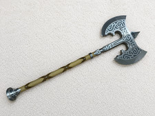 Full Sized Skyrim Steel Battleaxe Cosplay Pro...