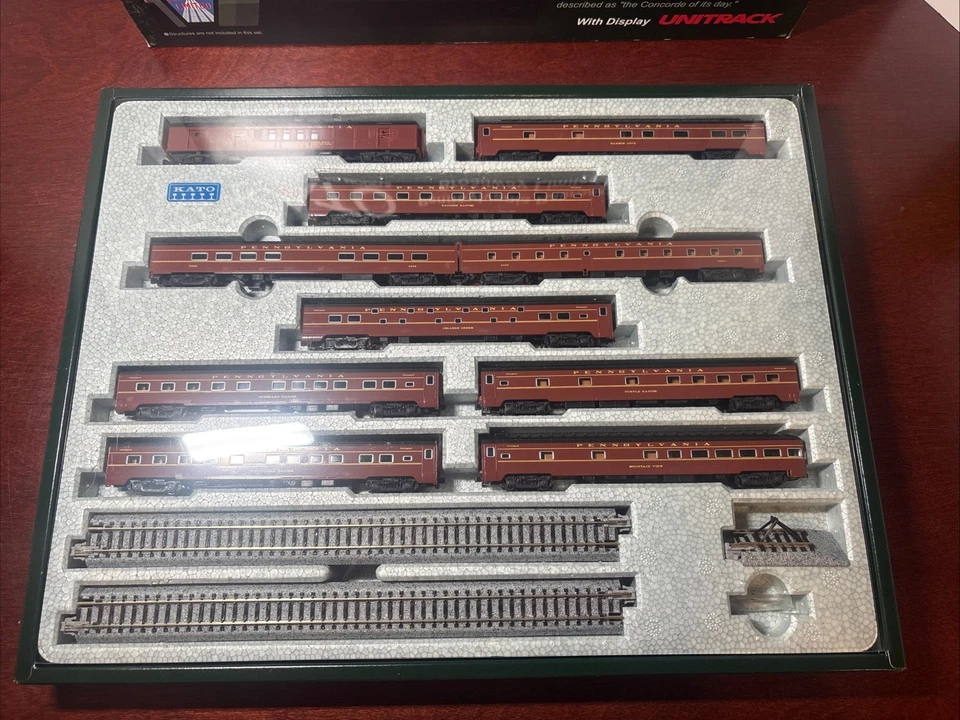 Kato N Scale 106-068 Pennsylvania Broadway Limited 10 Car Set New  RARE 🚂 - Image 4 of 4