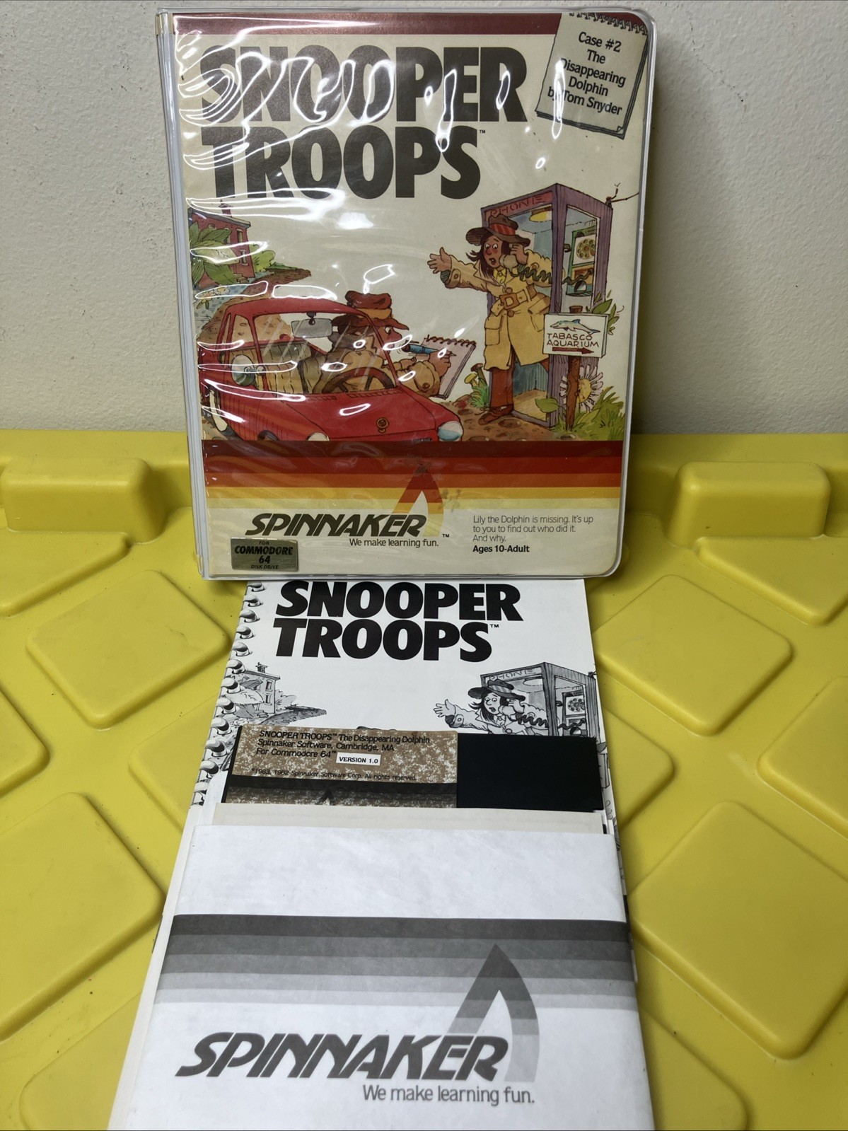 Snooper Troops Case # 2 Commodore 64 Game 1983 5.25” Floppy, OG Box WORKING