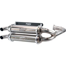 Trinity Racing Stainless Steel Exhaust for Polaris TR-4153D-SS