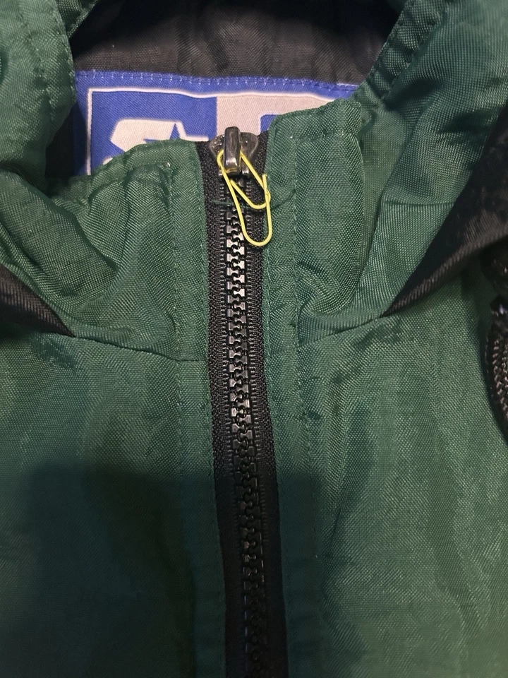 Vintage Seattle SuperSonics Half Zip Starter Jacket 90s SuperSonics Sonics - Image 4 of 4