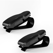 2 Pack Sunglass Holder for Car Sun Visor, Glasses Holder Clip Hanger
