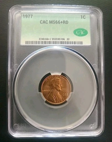 1977 CAC MS66+ RD 1C