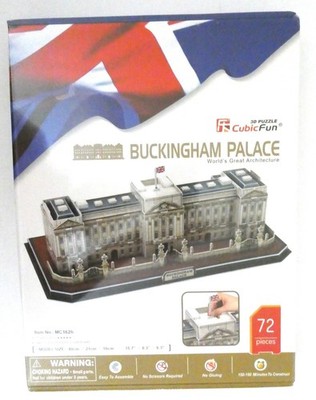 Buckingham Palace 3D Puzzle Cubic Fun #MC 162H New Sealed