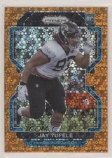 2021 Panini Prizm Rookie Orange Disco Prizm Jay Tufele #440 7l6