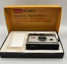 Vintage 1960 s Kodak Instamatic 104 Camera - Made In USA - Untested so for Parts