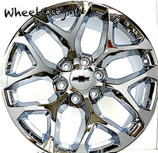 4 New Chrome Snowflake 20 Replica 5668 Oe Wheels Fits Chevy Silverado Ltz 6x5.5 4 New Chrome Snowflake 20 Replica 5668 Oe Wheels Fits Chevy Silverado Ltz 6x5.5