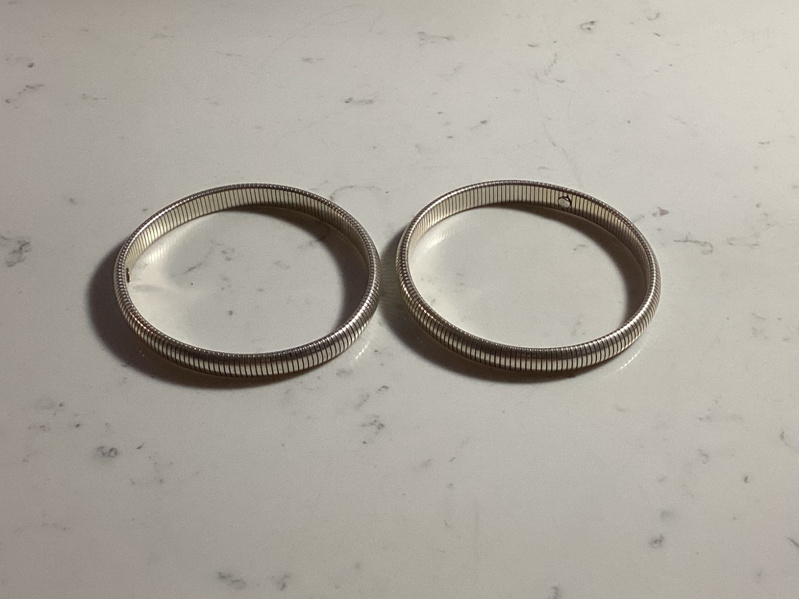 PAIR (2) AUTHENTIC SIGNED STERLING SILVER UNIQUE … - image 9