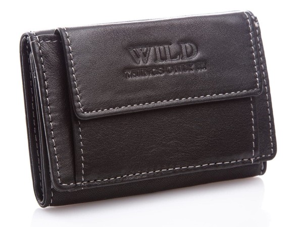 Herren GeldböRse Echt Leder Portemonnaie Rfid Geldbeutel Portmonee Schwarz-image