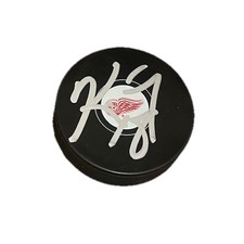 KIRK MALTBY DETROIT RED WINGS SIGNED AUTOGRAPHED LOGO PUCK COA