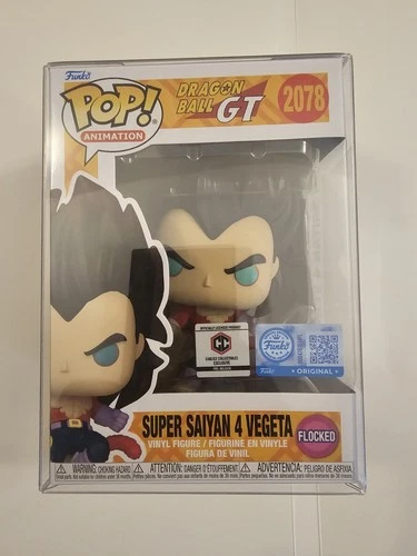 Funko Pop Dragon Ball GT Super Saiyan 4 Vegeta Flocked Chalice Exclusive #2078